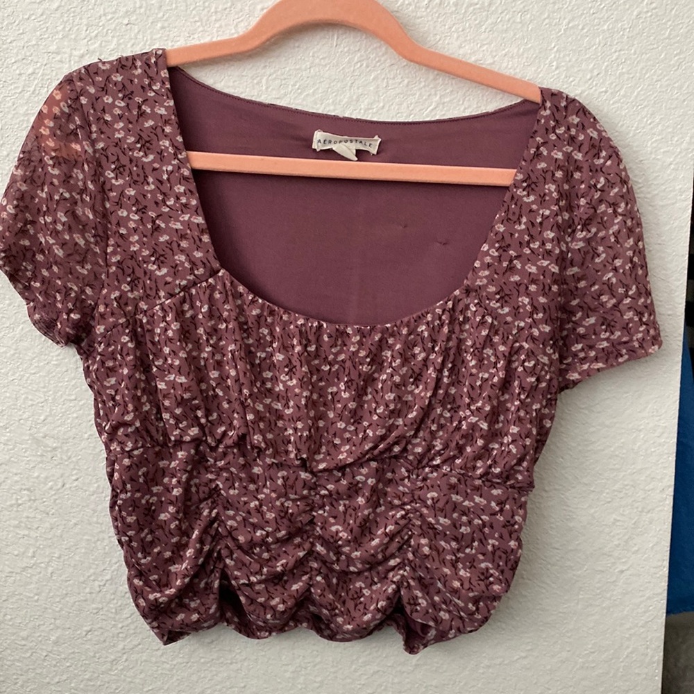 pink floral top